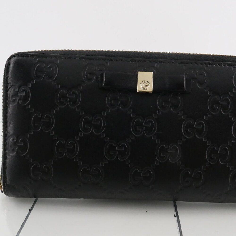 Guccissima- Round Zipper Long Wallet